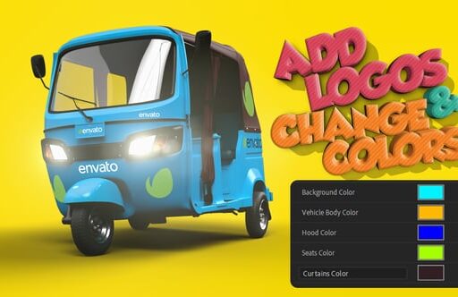 Videohive Auto Rickshaw 50120477