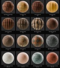 Substance Materials - Terracotta category (200+ materials)