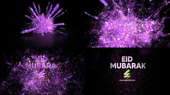 Videohive Particle Eid Mubarak Intro 57258627